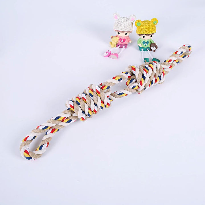 Chew Rope Animal Shape Dog Toy – Durable Cotton & Polyester Interactive Tug & Chew Toy for Dogs