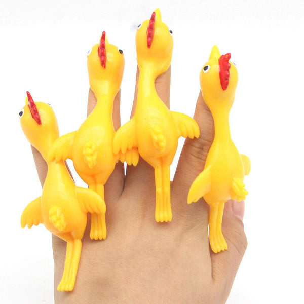Wall Stick Catapult Chicken Toy
