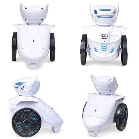 Remote Control Robot Car for Kids | 2.4GHz RC Dancing Robot with LED Lights, Music & Watch Remote | Rechargeable Interactive Robot Toy