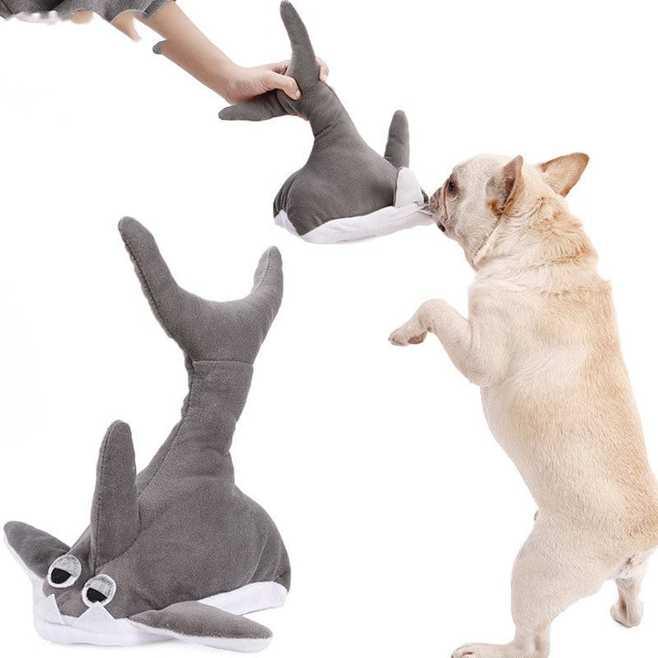 Plush Shark Dog Toy – Soft Cuddly Chew & Bite Toy for Dogs, Lightweight Pet Toy