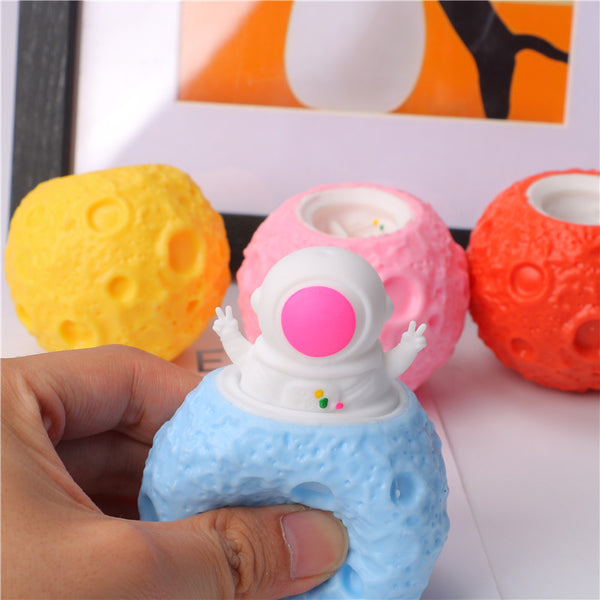 Astronaut Vent Cup Music Toy for Decompression Squeeze