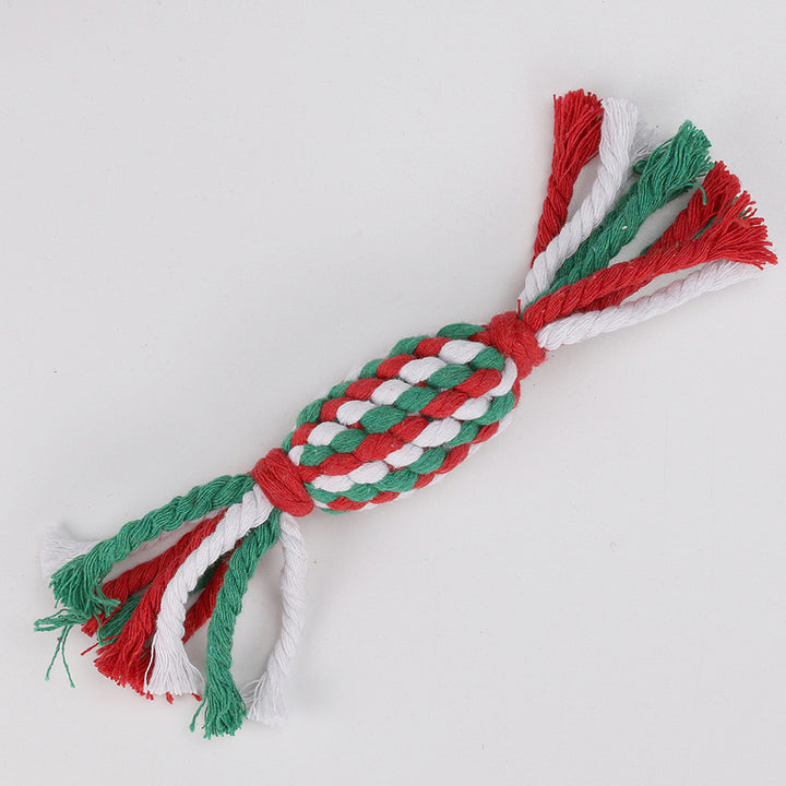 Chew Rope Animal Shape Dog Toy – Durable Cotton & Polyester Interactive Tug & Chew Toy for Dogs