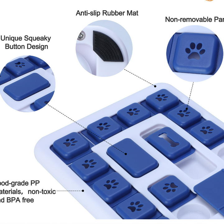Interactive Slow Feeder Puzzle Toy for Dogs