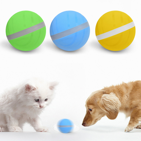 Smart Interactive Pet Toy Ball – USB Rechargeable Rolling Ball for Dogs & Cats