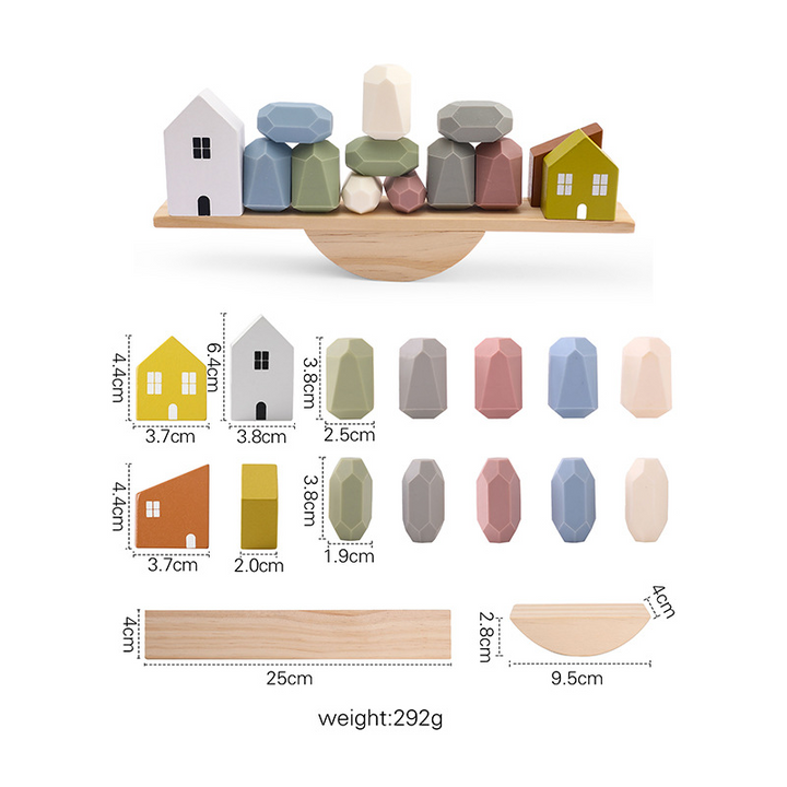 Wooden Animal Stacking Balance Toy