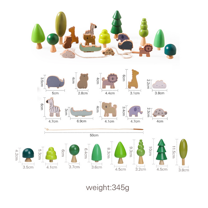 Wooden Animal Stacking Balance Toy