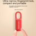 USB Charging Bag With Fingerprint Lock