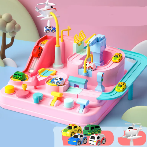 Adventure Parking Lot Toy Car Track