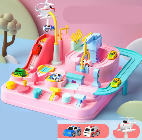 Adventure Parking Lot Toy Car Track