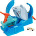 Hot Wheels Toy Car Track Set Robo Shark Frenzy Playset & Color Shifters Car in 1:64 Scale Vehicle Changes Colors in Very Warm & ICY Cold Water