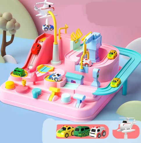Adventure Parking Lot Toy Car Track