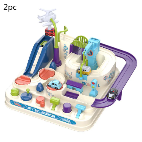 Adventure Parking Lot Toy Car Track