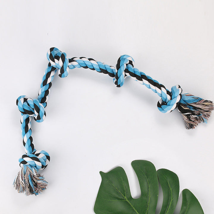 Chew Rope Animal Shape Dog Toy – Durable Cotton & Polyester Interactive Tug & Chew Toy for Dogs
