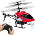 Dolanus RC Helicopters - Remote Control Helicopter Toys: One Key Take-Off/Landing Automatic Altitude Hold LED Light & 3.5 Channel Gyro Stabilizer Flying Toys - Gift for Boys/Girls Kids Adults Red