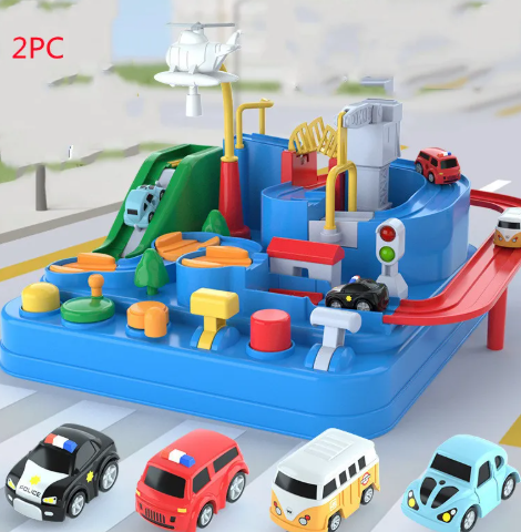 Adventure Parking Lot Toy Car Track