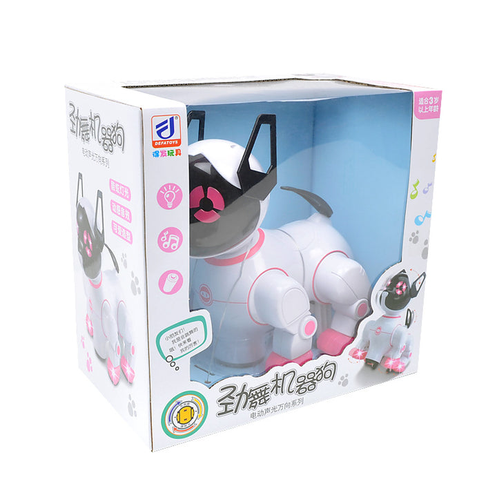 Dancing Robot Dog Toy for Kids – Interactive Electric Pet with Music, Lights & Movement