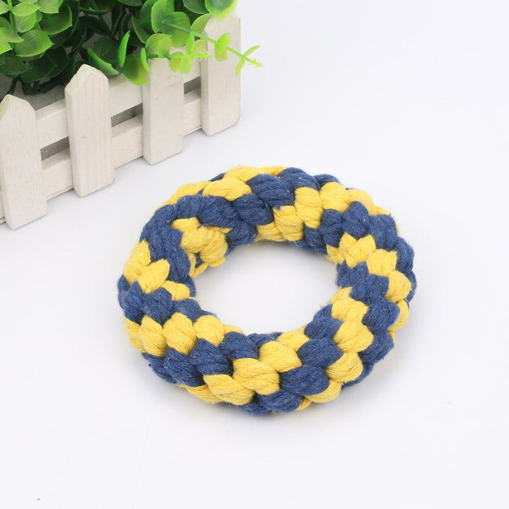 Chew Rope Animal Shape Dog Toy – Durable Cotton & Polyester Interactive Tug & Chew Toy for Dogs