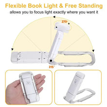 LED USB Rechargeable Book Light FLIXME WORLD