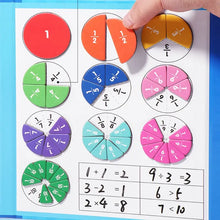 Children Magnetic Fraction Learning Math Toys