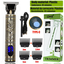 Dragon Vintage T9 Cordless Professional Hair Clippers FLIXME WORLD