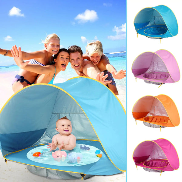 Easy Fold-Up Waterproof Sun Awning Tent